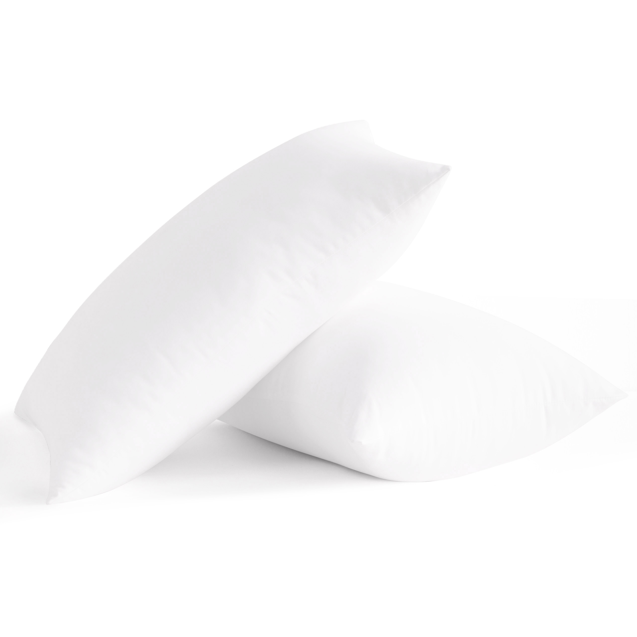 Kelnaro 2 Pack Microfiber Pillows, King, White
